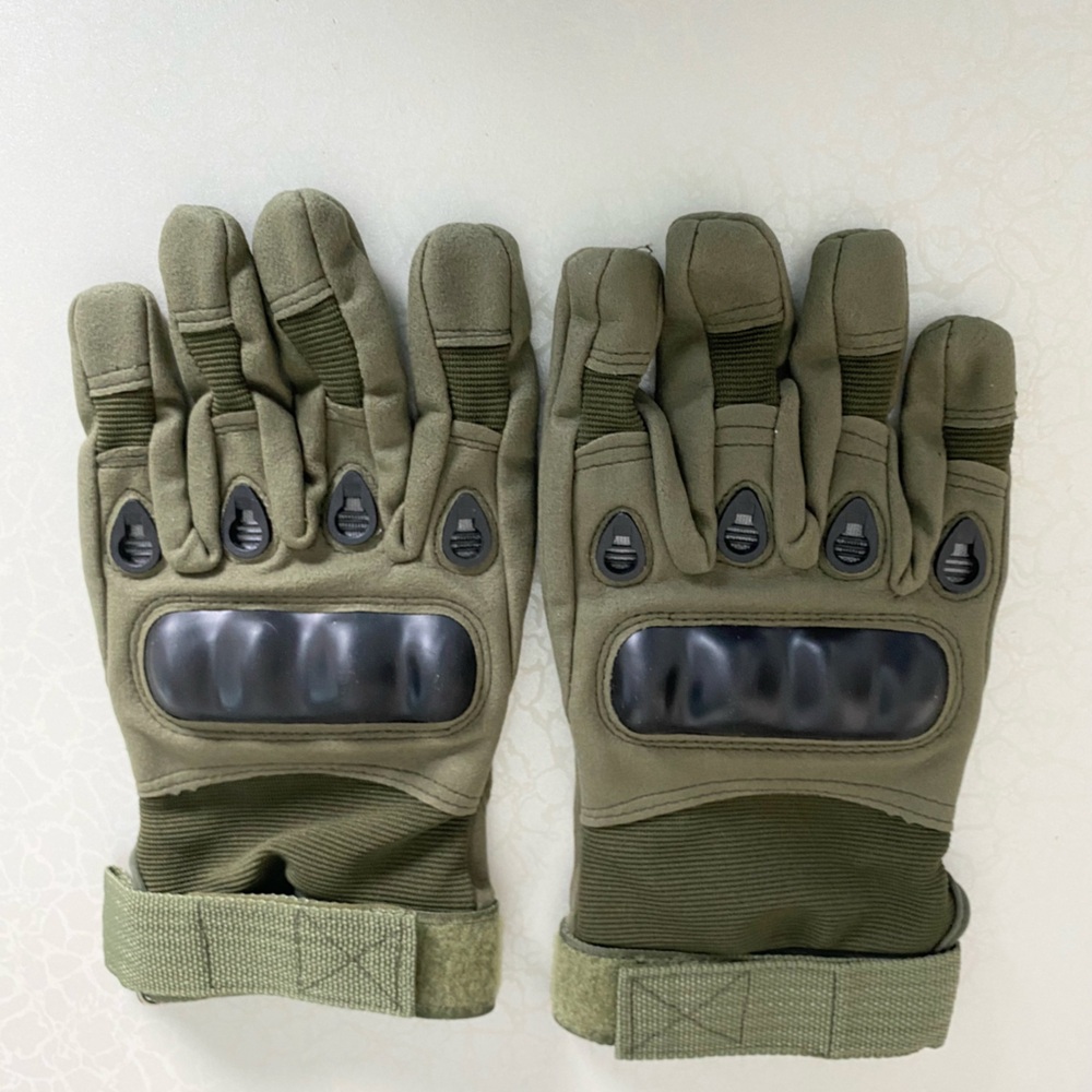 Tactical Green Mens Gloves for Hunting, Cycling, Climbing, Shooting, Motorcycle